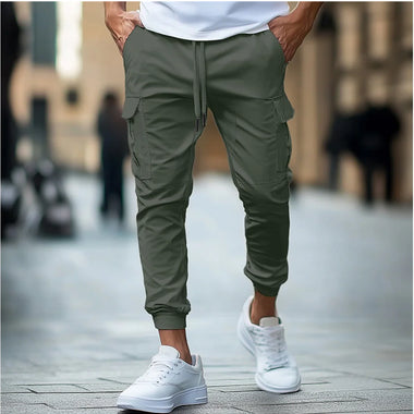 Norman - Mens Cargo Pants Spacious Pockets Lightweight Durable Fabric
