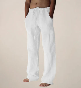 Men'S Drawstring Wide Leg Pants