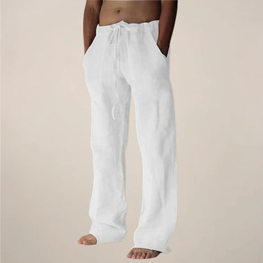 Men'S Drawstring Wide Leg Pants